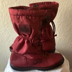 Coach: Sage (A9177) Red Winter Boots- 8